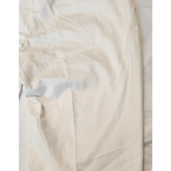 Polo Ralph Lauren Pants Men's 36x30 White Cream Khaki Chino Flat Front Preston - Picture 6 of 13